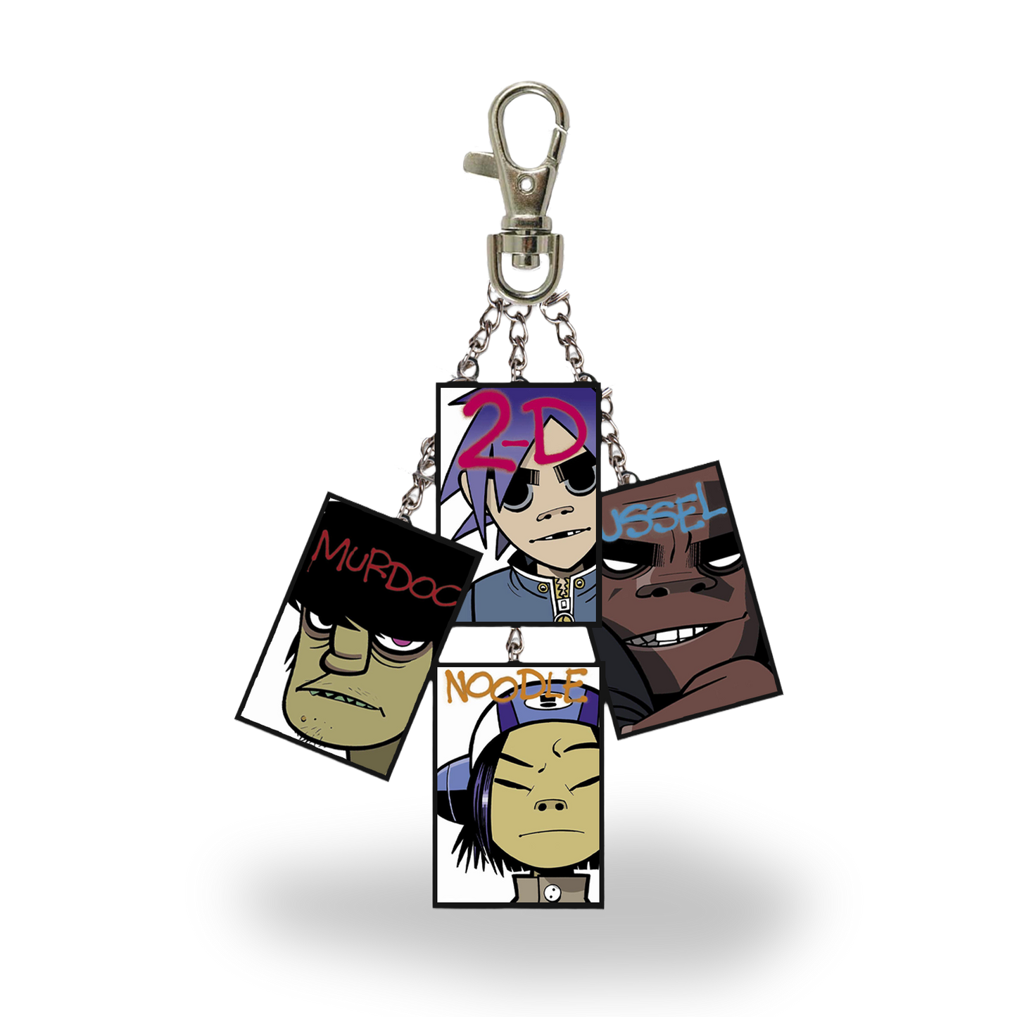 Band Heads Epoxy Bag Charm