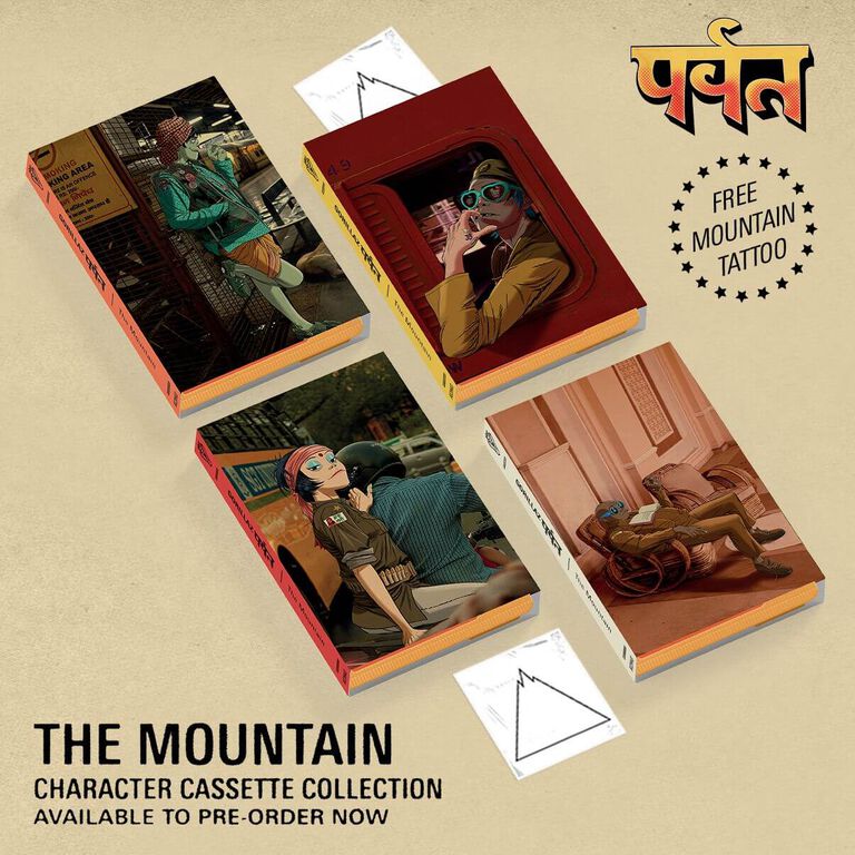 Pre-order The Mountain Character Cassette Collection! Includes a free Mountain tattoo