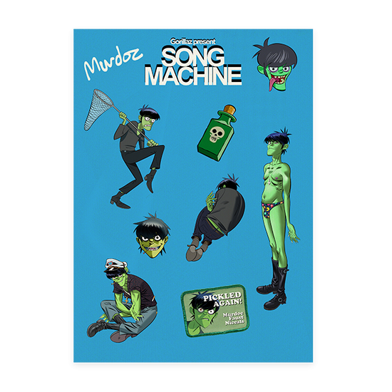 Song Machine Murdoc Sticker Pack