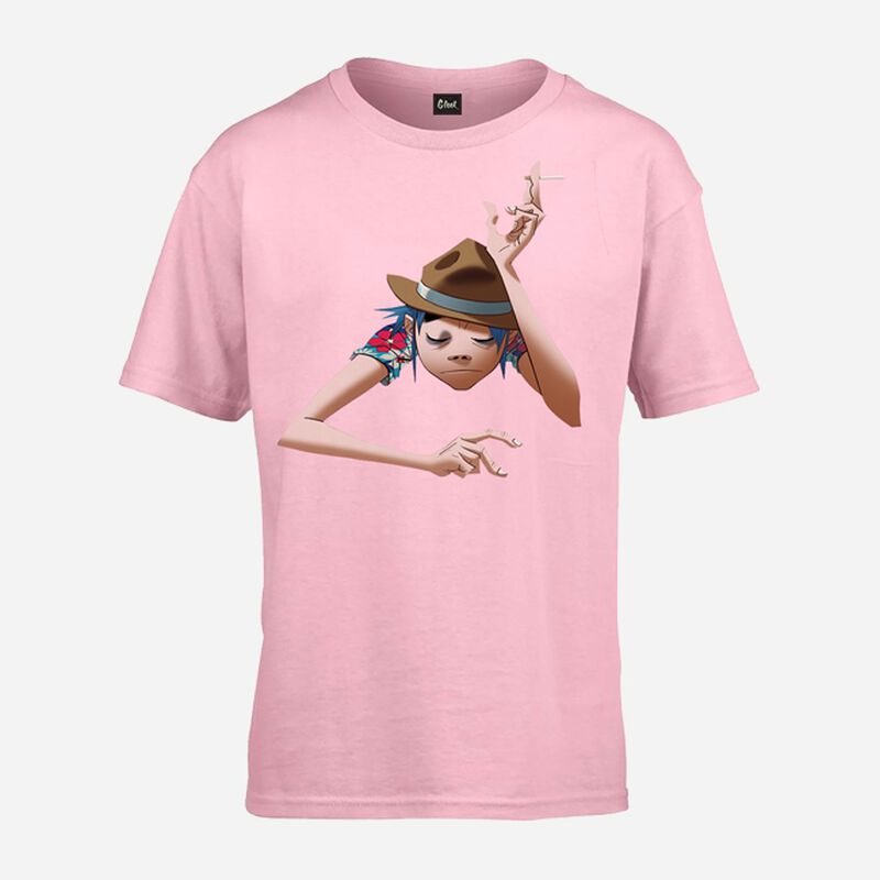 G FOOT Kids 2D Slump Pink T-Shirt