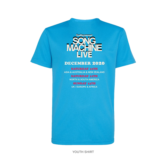 Gorillaz Song Machine Live Tour Youth T-Shirt 
