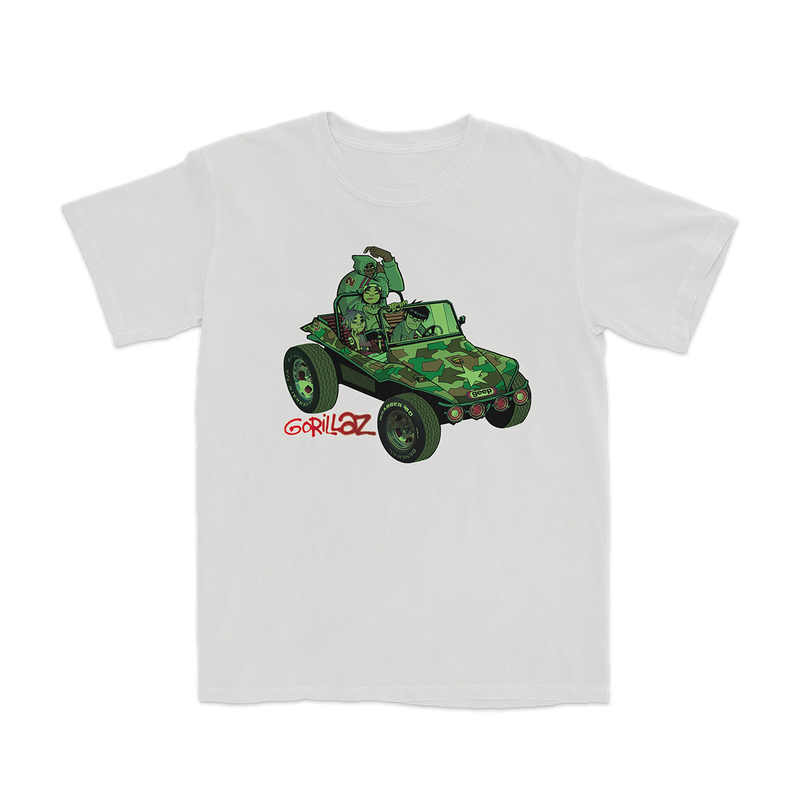 Group Green Geep White T Shirt