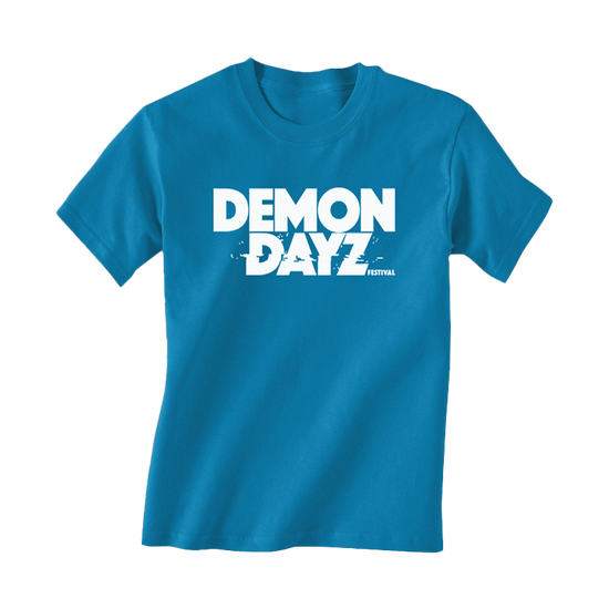 G FOOT Demon Dayz Logo Kids Blue T-Shirt