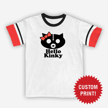 Hello Kinky Ringer T-Shirt
