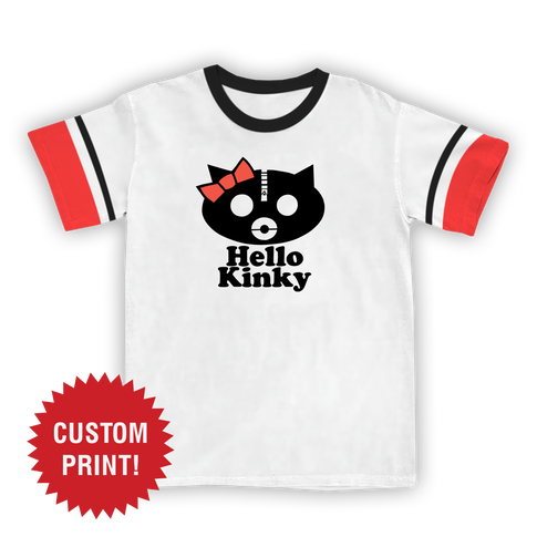 Hello Kinky Ringer T-Shirt