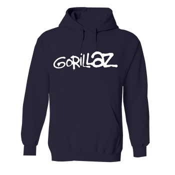 Graffiti Logo Navy Hoodie