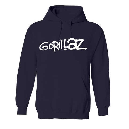 Graffiti Logo Navy Hoodie