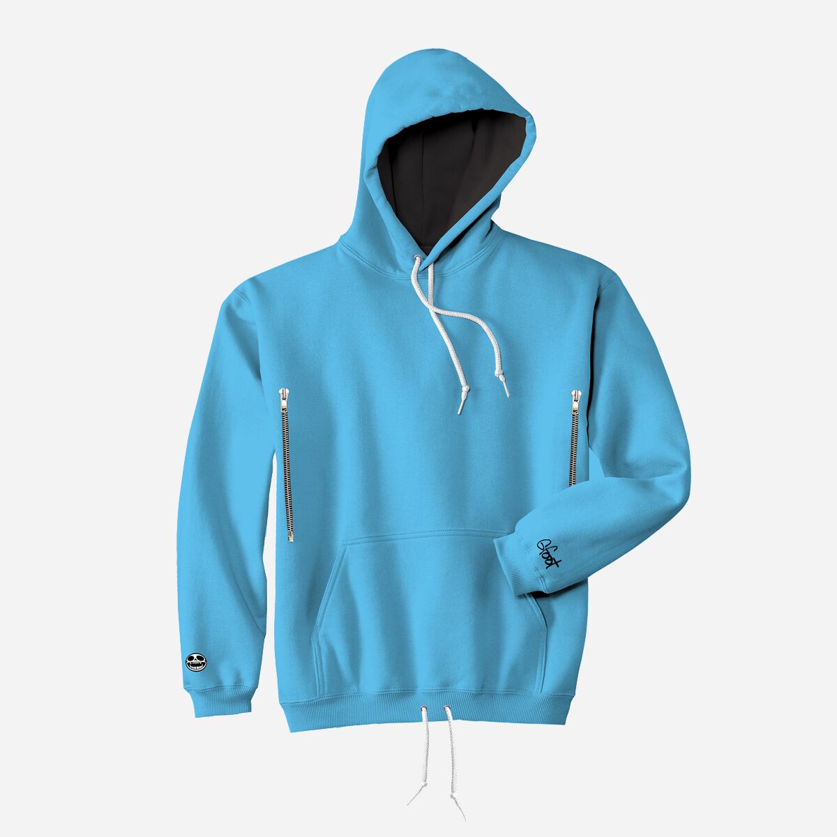 G FOOT Custom Blue Hoodie Gorillaz Official Store