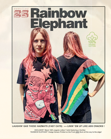 Rainbow Elephant T-Shirt