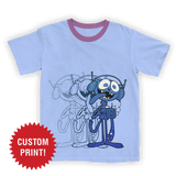 Cat Play Ringer T-Shirt