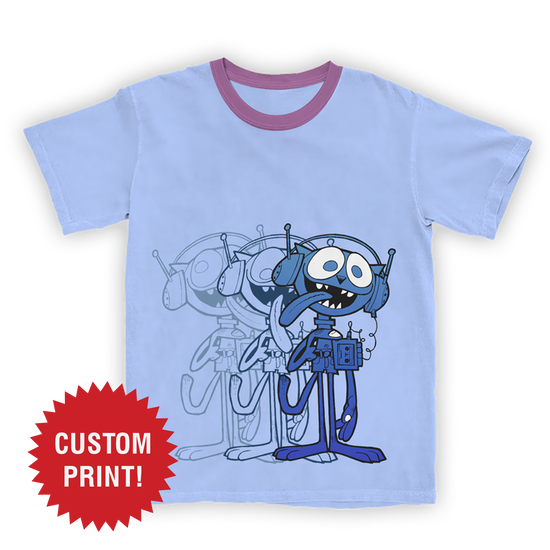 Cat Play Ringer T-Shirt Cat Play Ringer T-Shirt