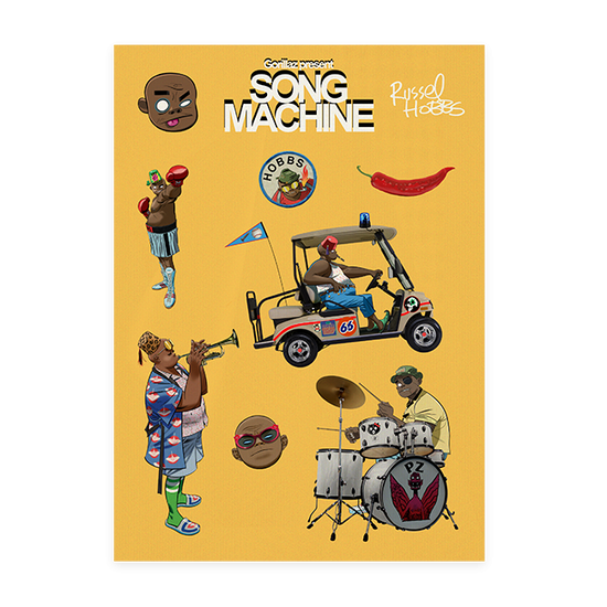 Song Machine Russel Sticker Pack