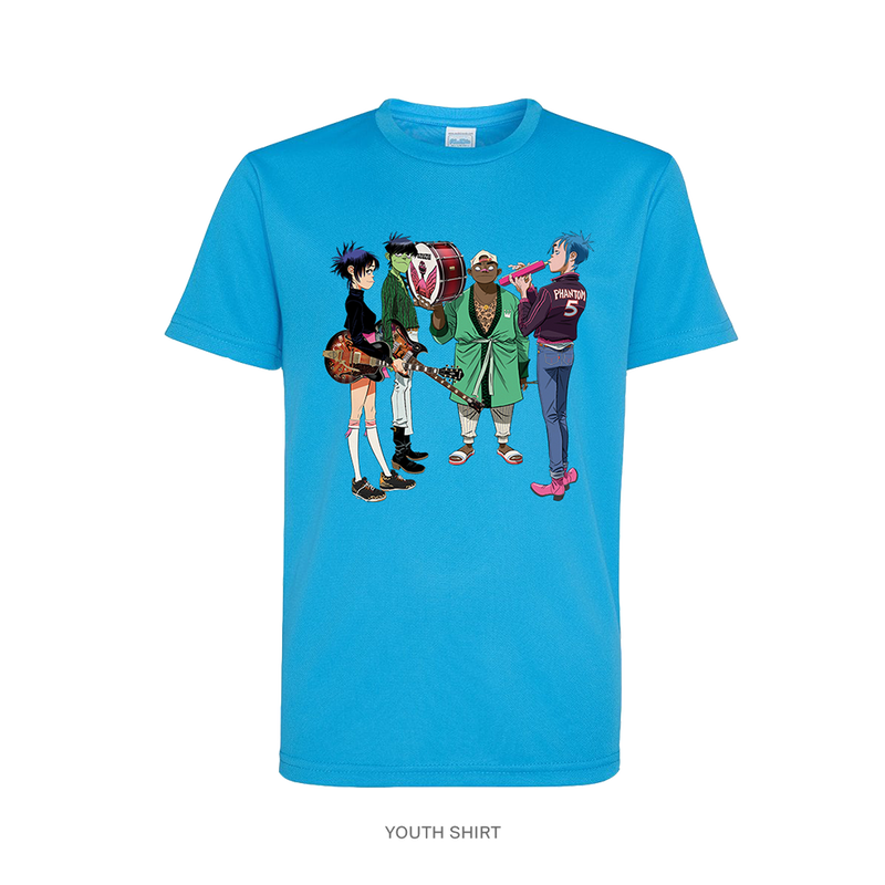 Gorillaz Live Now Tour Shirt (Youth L)