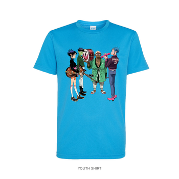 Gorillaz Song Machine Live Tour Youth T-Shirt 