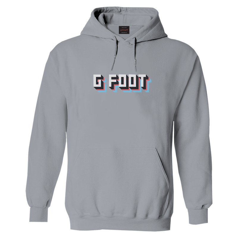 G Foot Stacked Grey Hoodie (M)