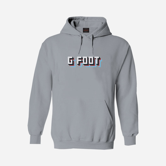 G Foot Stacked Grey Hoodie G Foot Stacked Grey Hoodie