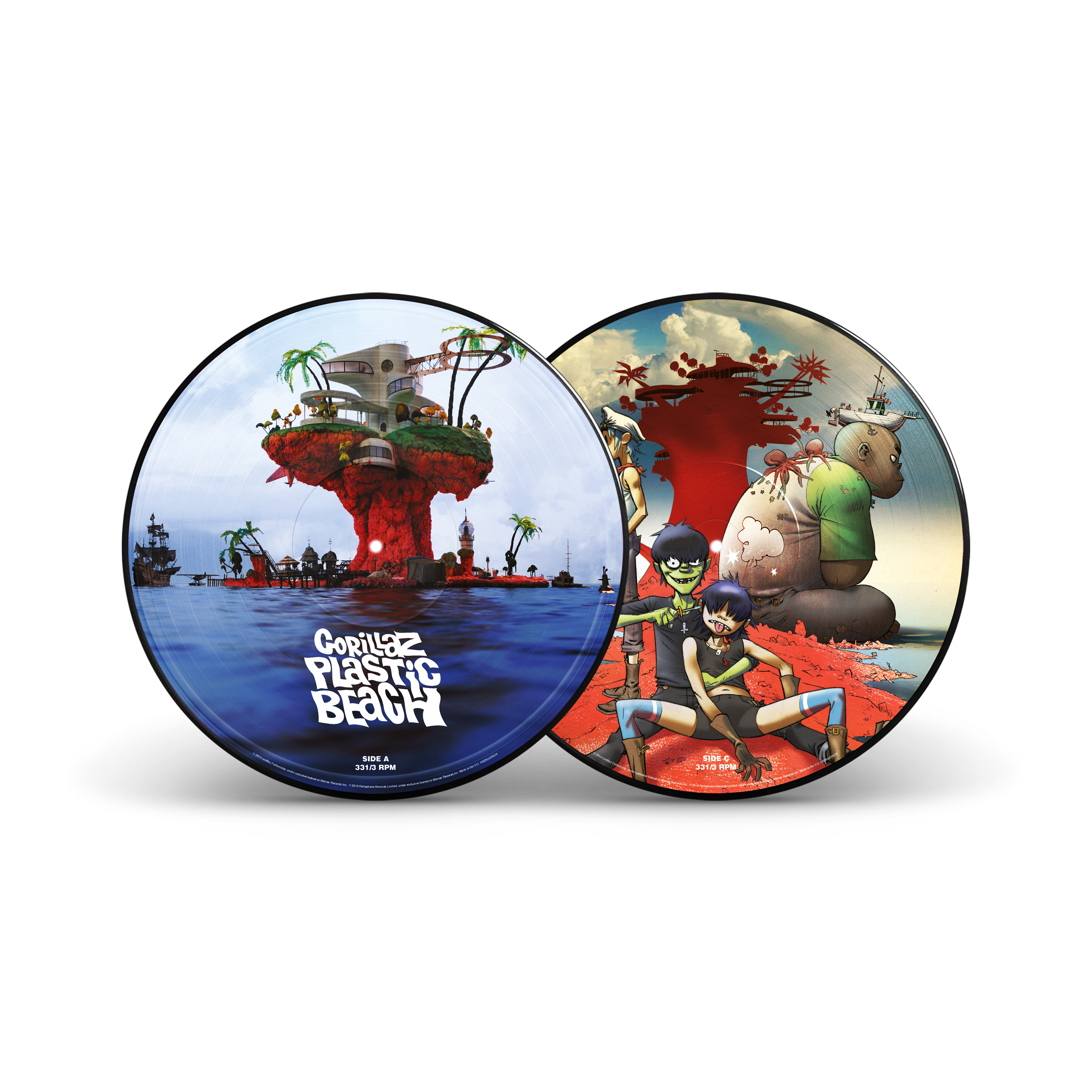 Gorillaz ‎– Plastic Beach, E.U. Vinyl 2xLP